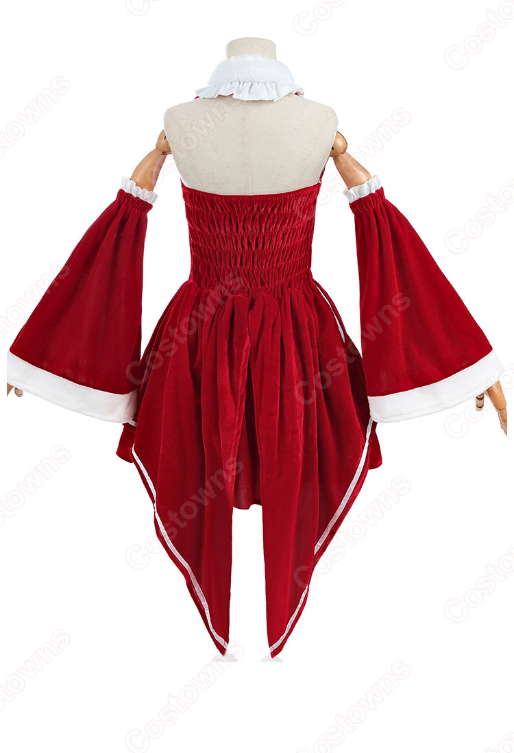 Re:ゼロから始める異世界生活 レム風 クリスマス衣装 コスプレ衣装-3