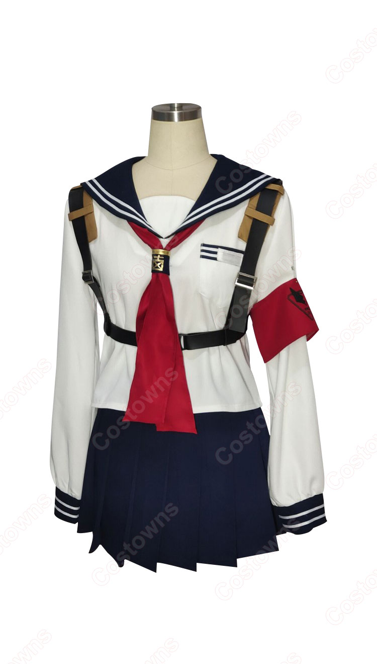 ブルーアーカイブ FOX小隊 FOX2 ニコ コスプレ衣装 セーラー服