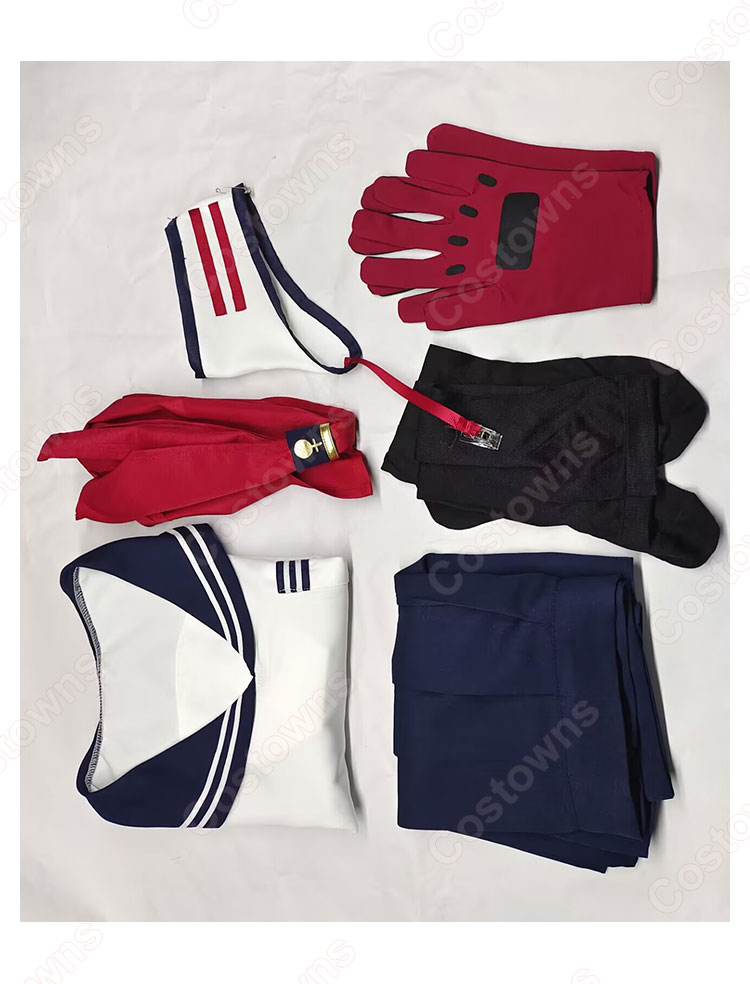 ブルーアーカイブ FOX小隊 FOX1 七度ユキノ コスプレ衣装 セーラー服 制服-4