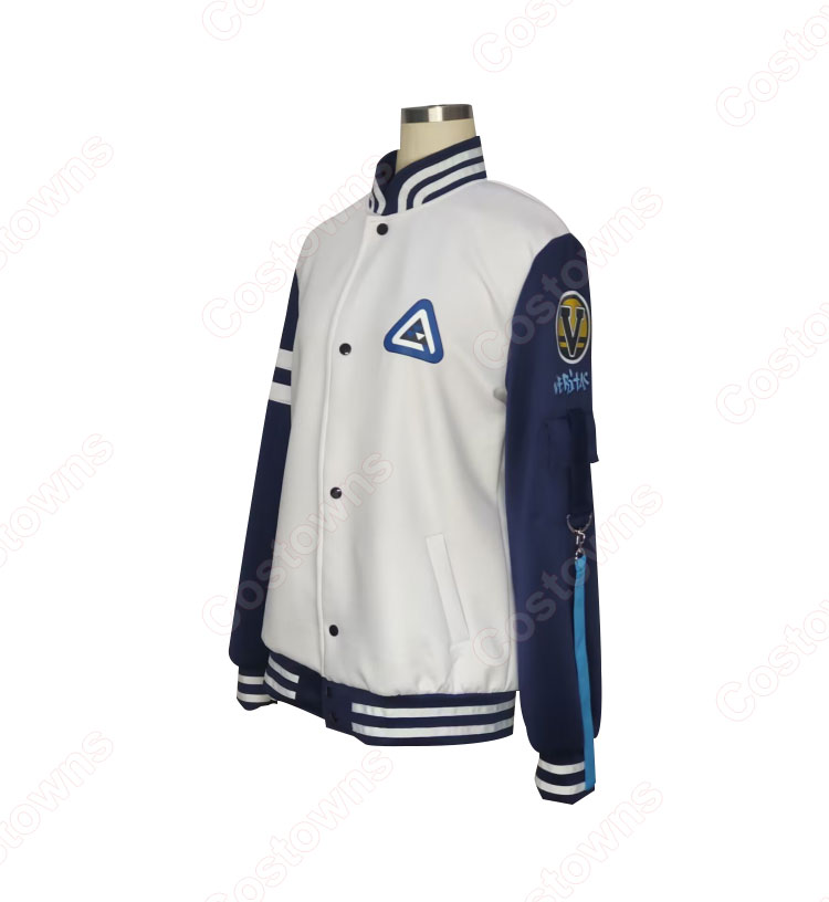 ブルーアーカイブ 各務チヒロ コスプレ衣装 7点セット(コート、カーディガ、インナー、スカート、ネクタイ、靴下、ウエストポーチ)-2