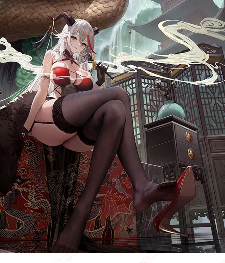 アズールレーン エーギル 祥雲に昇る金龍 コスプレ衣装-1