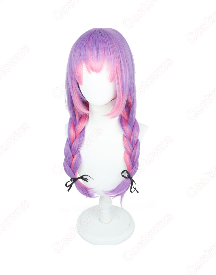 hololive ホロライブ 常闇トワ コスプレウィッグ-3