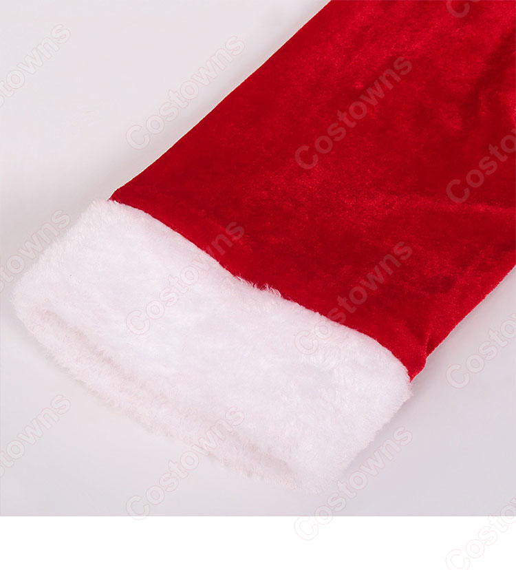 2023 クリスマス衣装 コスプレ テーマパーティー衣装 長袖 Vネック ワンピース-6