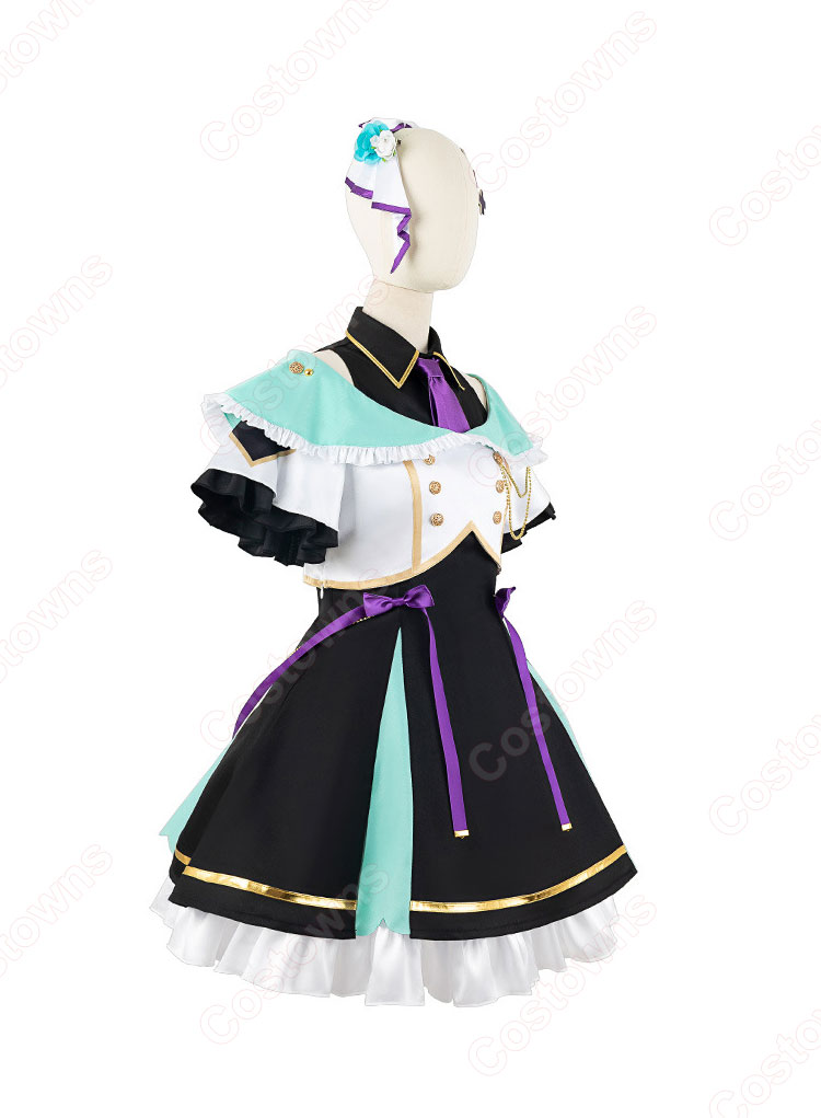 にじさんじ フィナーナ・竜宮 エリーラ・ペンドラ ぽむ・れいんぱふ コスプレ衣装 VTuber LazuLight light me up 衣装-7