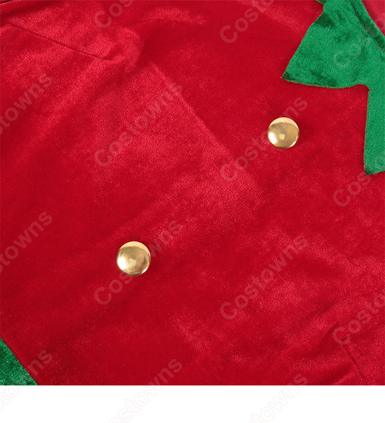2023 クリスマス衣装 コスプレ 大人用 テーマパーティー衣装 赤 緑 エルフ パフォーマンス 衣装-5