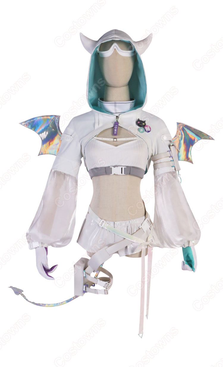 【まとめ買い】 ホロライブ hololive 常闇トワ Costowns - コスプレ衣装 白衣装 コスプレ衣装
