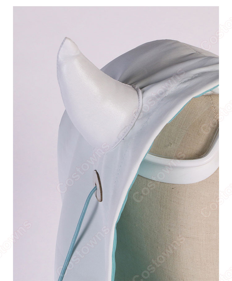 hololive ホロライブ 常闇トワ 白衣装 コスプレ衣装-4