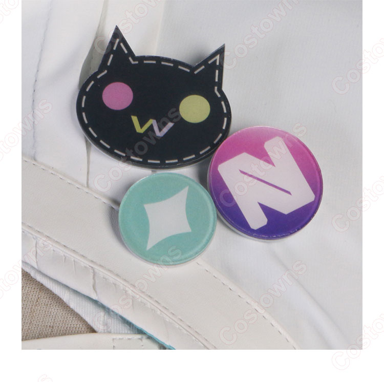 hololive ホロライブ 常闇トワ 白衣装 コスプレ衣装-7