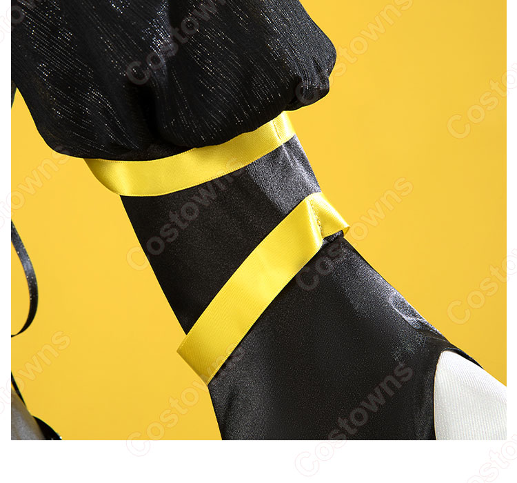 鏡音リン コスプレ衣装 初音ミク×ラスカル 2023 ヴィランズ衣装-7