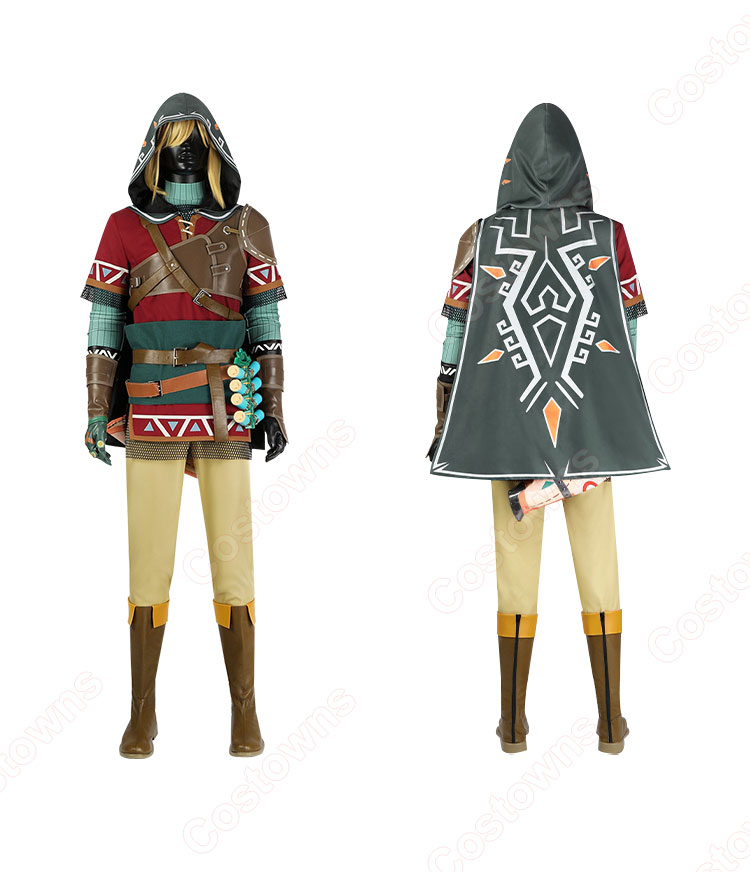 ゼルダの伝説 ティアーズ オブ ザ キングダム リンク ハイリア コスプレ衣装-1