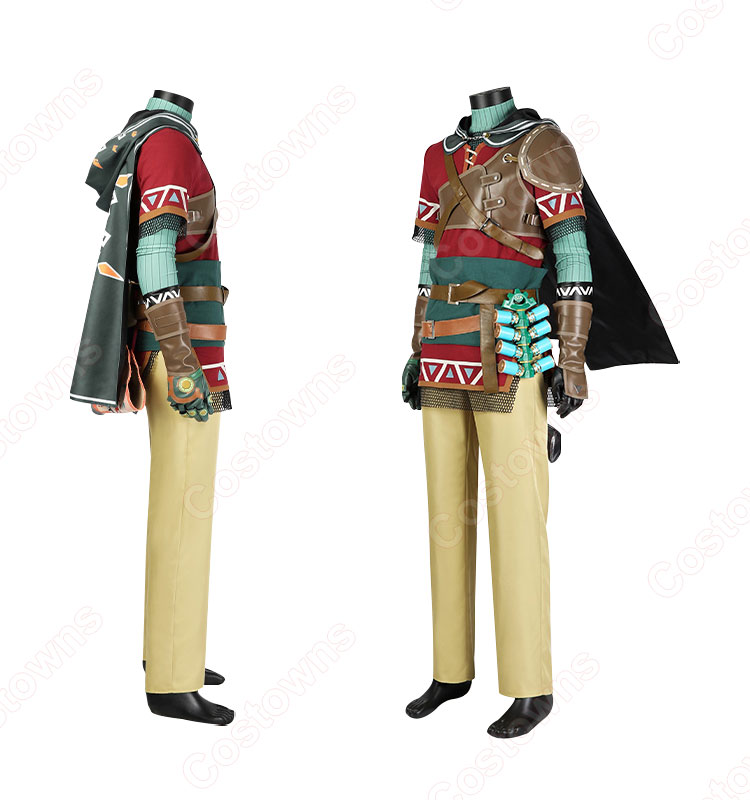 ゼルダの伝説 ティアーズ オブ ザ キングダム リンク ハイリア コスプレ衣装-2