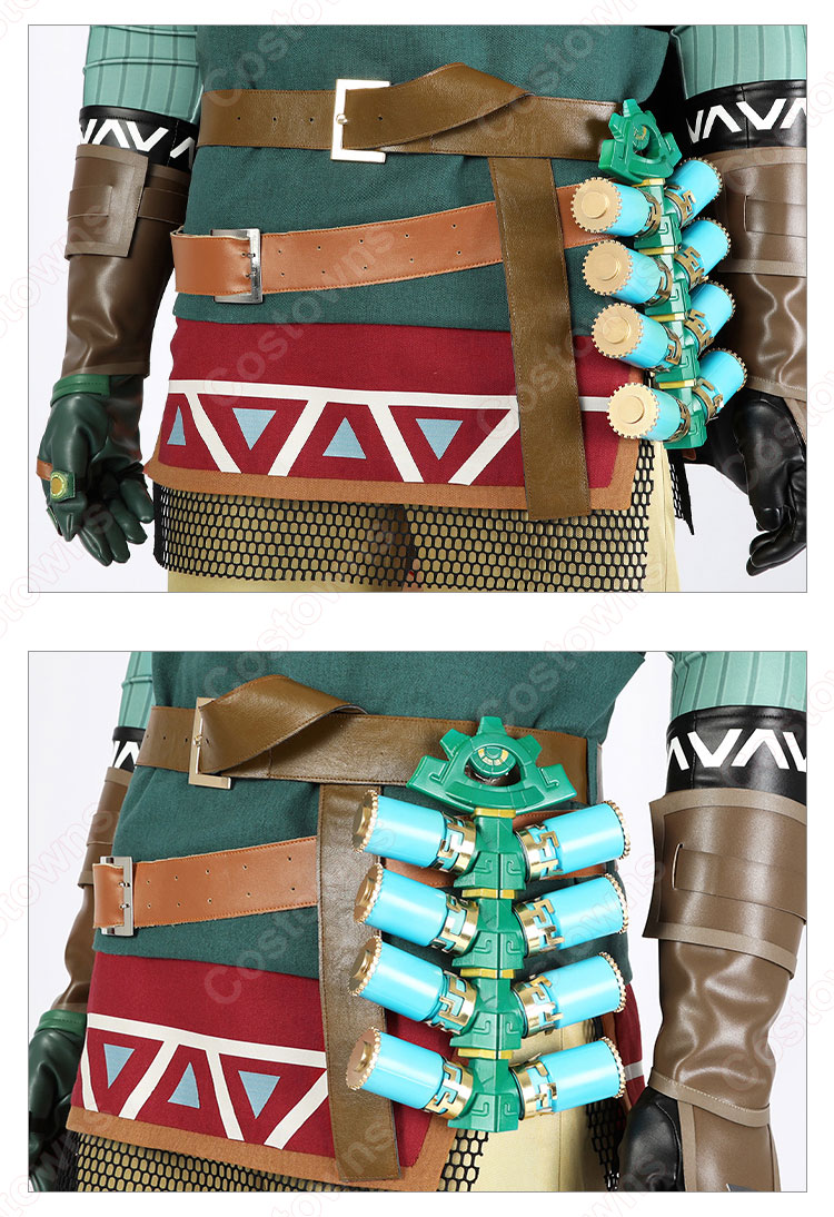 ゼルダの伝説 ティアーズ オブ ザ キングダム リンク ハイリア コスプレ衣装-8