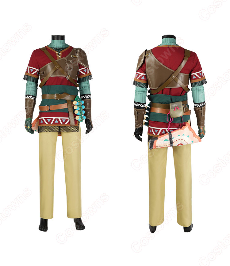 ゼルダの伝説 ティアーズ オブ ザ キングダム リンク ハイリア コスプレ衣装-3