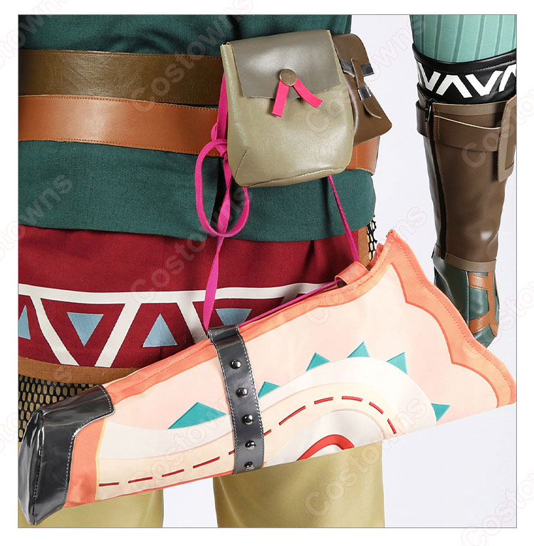 ゼルダの伝説 ティアーズ オブ ザ キングダム リンク ハイリア コスプレ衣装-11