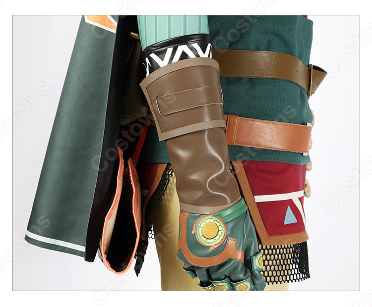 ゼルダの伝説 ティアーズ オブ ザ キングダム リンク ハイリア コスプレ衣装-9