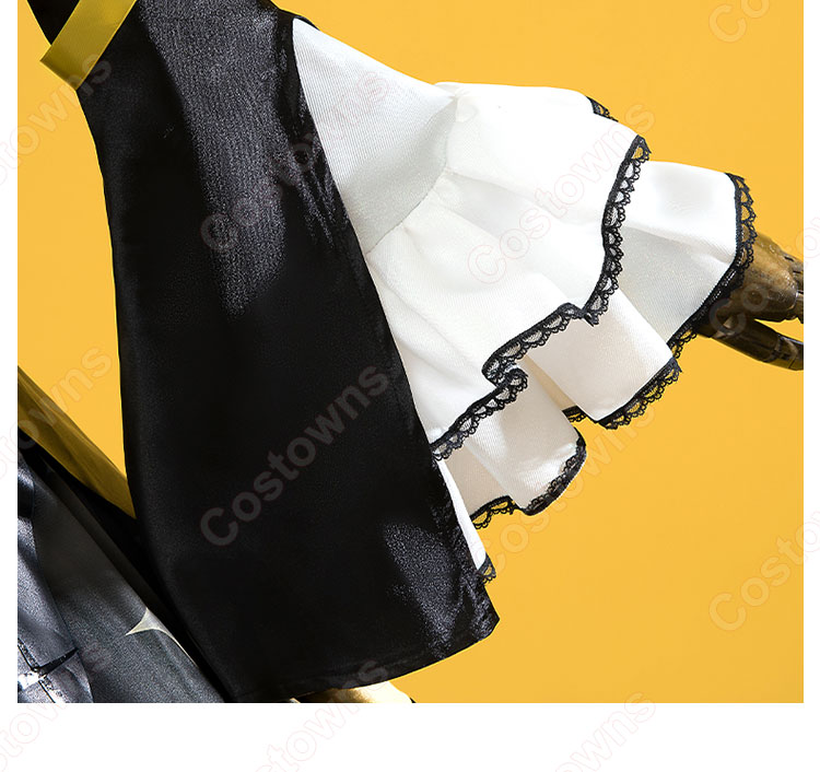 鏡音リン コスプレ衣装 初音ミク×ラスカル 2023 ヴィランズ衣装-8