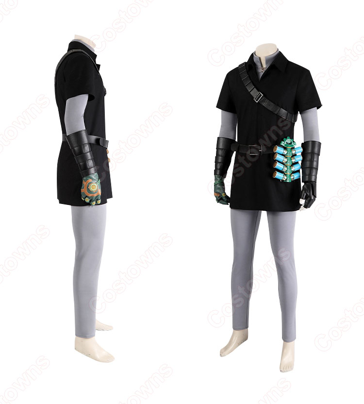 ゼルダの伝説 ティアーズ オブ ザ キングダム ダークリンク コスプレ衣装-3