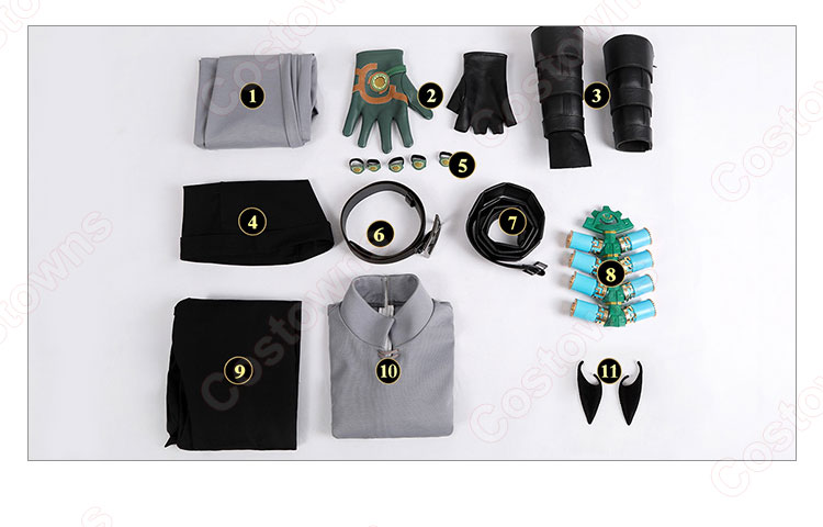 ゼルダの伝説 ティアーズ オブ ザ キングダム ダークリンク コスプレ衣装-15