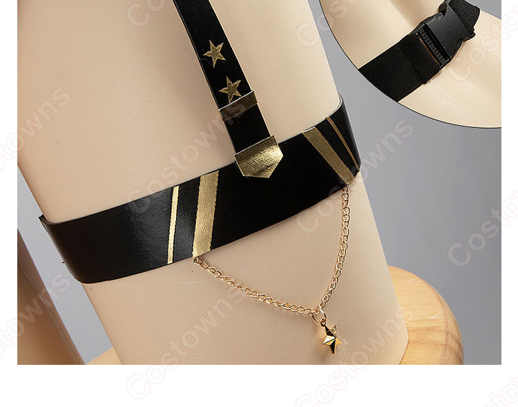 にじさんじ バーチャルYouTuber 星川サラ 新衣装 白軍服 コスプレ衣装-16