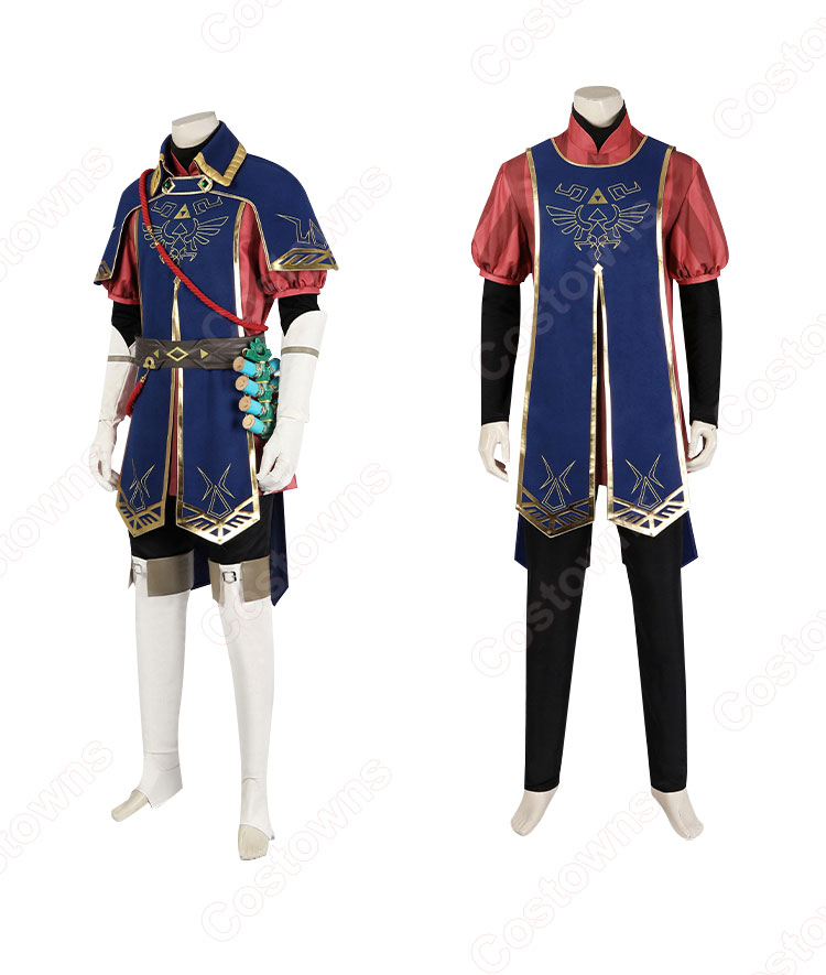 ゼルダの伝説 ティアーズ オブ ザ キングダム リンク ハイラル王国 近衛兵 コスプレ衣装-3