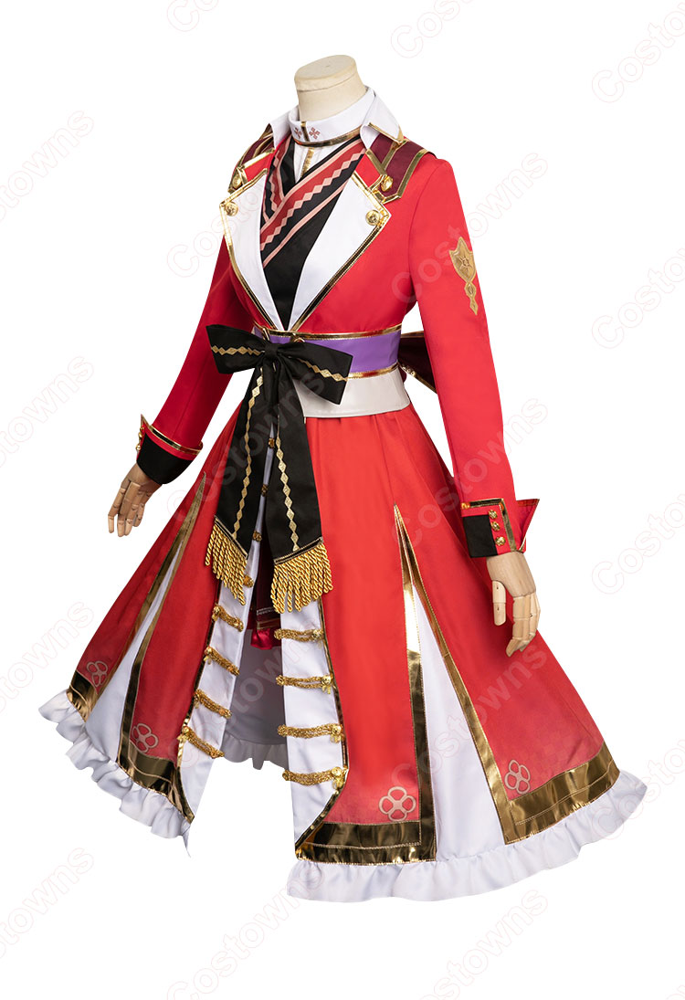 ウマ娘 プリティーダービー スペシャルウィーク 日之本一の総大将 勝負服 コスプレ衣装-2