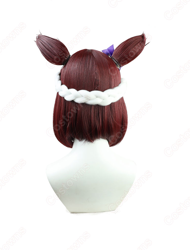 ウマ娘 プリティーダービー スペシャルウィーク コスプレウィッグ-3