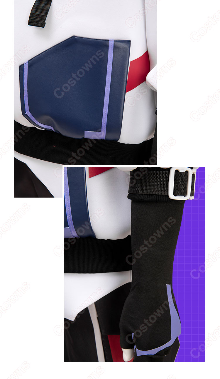VALORANT アイソ(ISO) コスプレ衣装-5