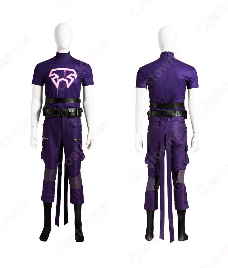 スパイダーマン:アクロス・ザ・スパイダーバース プラウラー マイルス・モラレス コスプレ衣装-4