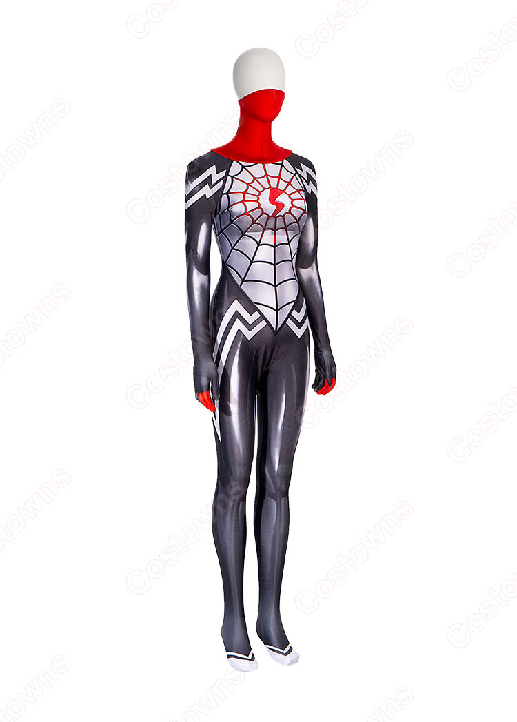 スパイダーマン シルク シンディ・ムーン コスプレ衣装-4