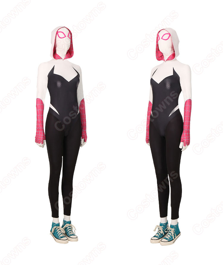 スパイダーマン:アクロス・ザ・スパイダーバース スパイダーグウェン コスプレ衣装-3