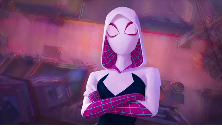 スパイダーマン:アクロス・ザ・スパイダーバース スパイダーグウェン コスプレ衣装-1