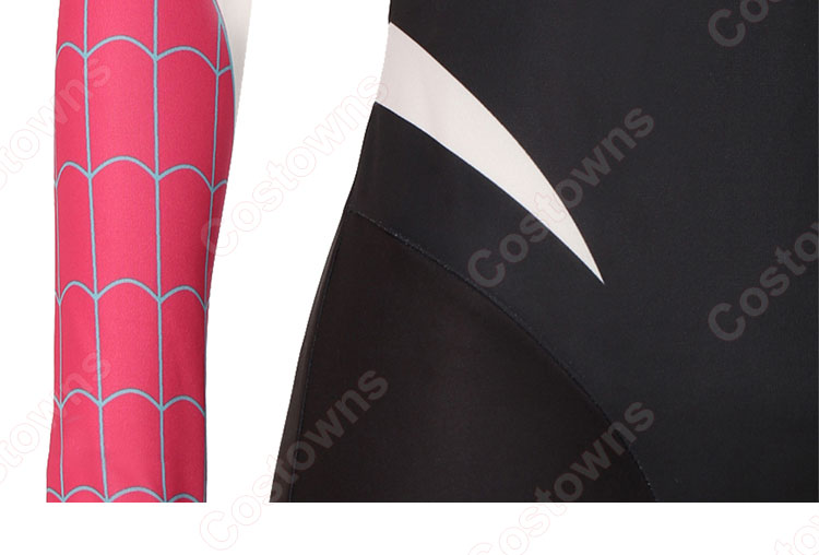 スパイダーマン:アクロス・ザ・スパイダーバース スパイダーグウェン コスプレ衣装-9
