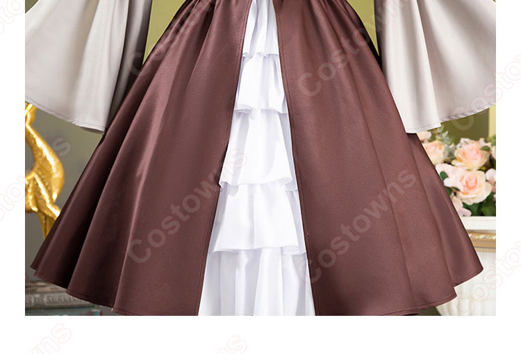 葬送のフリーレン 魔族 リーニエ コスプレ衣装 ゴスロリ衣装-6