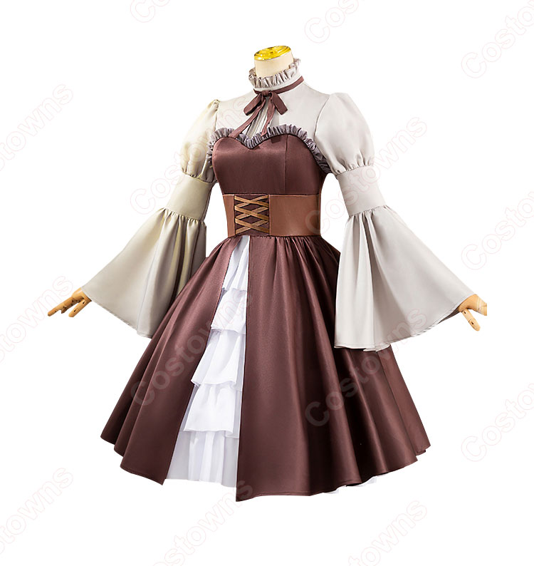葬送のフリーレン 魔族 リーニエ コスプレ衣装 ゴスロリ衣装