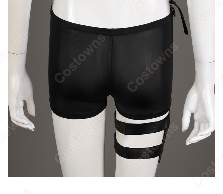 バイオハザード4 エイダ・ウォン コスプレ衣装 真紅 チャイナドレス-10