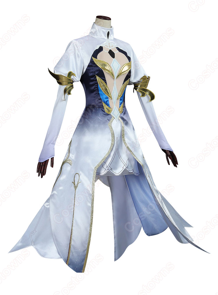 原神 魔神フォカロルス 水神 コスプレ衣装-3
