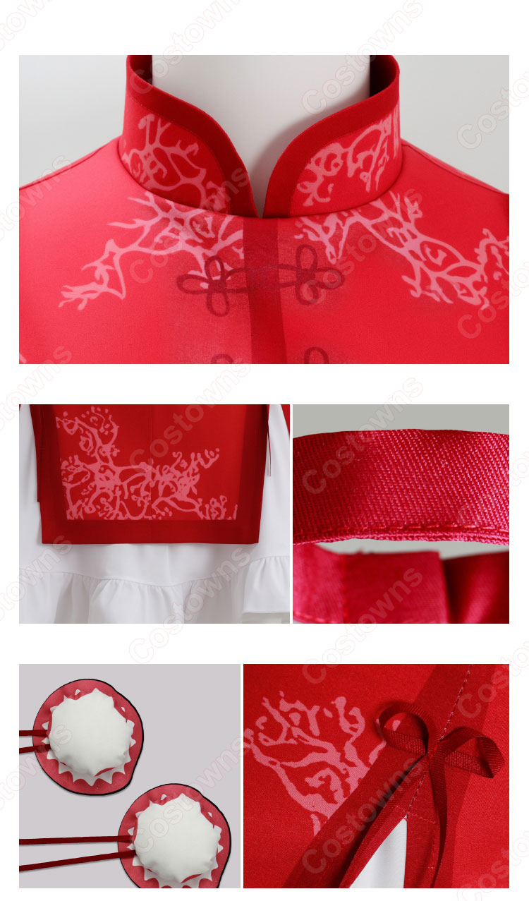 劇場版 魔法少女まどか☆マギカ[新編]叛逆の物語 チャイナガール 佐倉杏子 コスプレ衣装 中華風 衣装-4