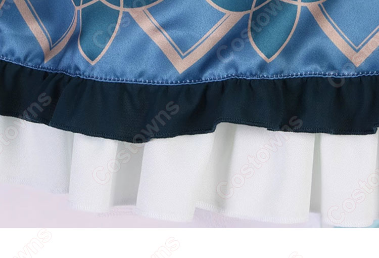 原神カフェ in ソウル ファルザン コスプレ衣装 メイド服-7