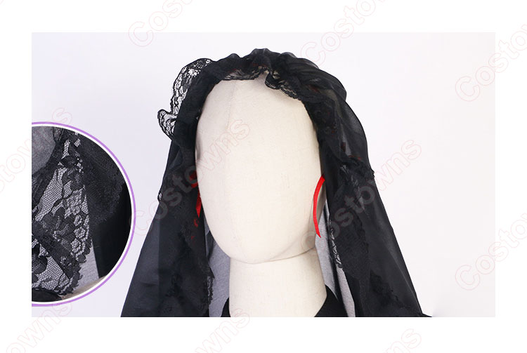 劇場版 魔法少女まどか☆マギカ[新編]叛逆の物語 暁美ほむら ゴシックドレス コスプレ衣装-4