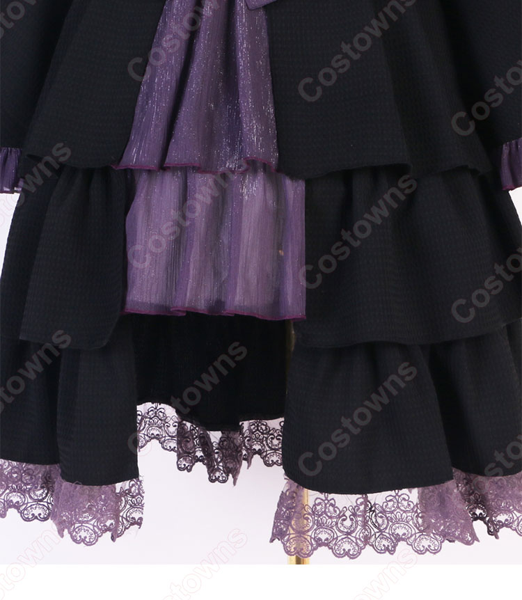 劇場版 魔法少女まどか☆マギカ[新編]叛逆の物語 暁美ほむら ゴシックドレス コスプレ衣装-8