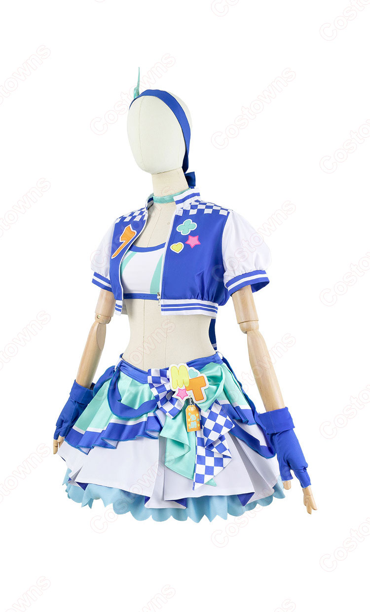 ウマ娘 プリティーダービー マチカネタンホイザ ブルー・タービュランス コスプレ衣装-4