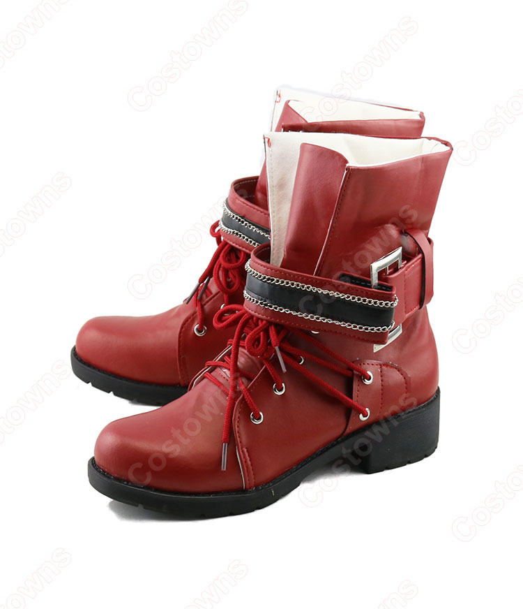 ファイナルファンタジーVII ティファ・ロックハート コスプレ靴-3