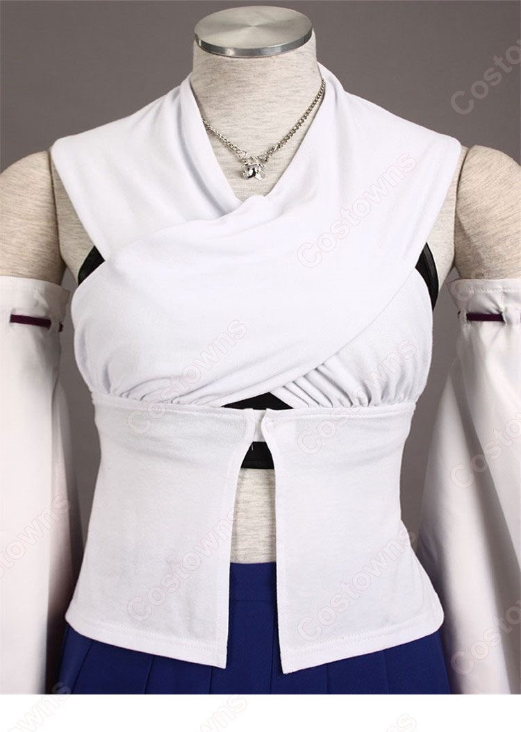 ファイナルファンタジーX ユウナ コスプレ衣装-9