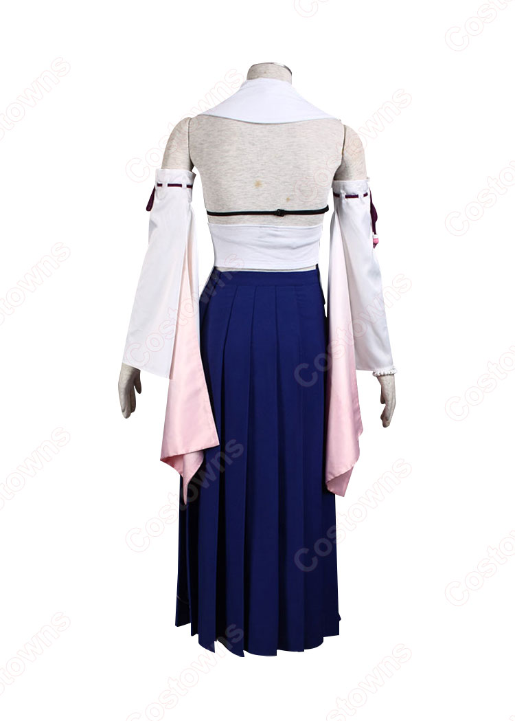 ファイナルファンタジーX ユウナ コスプレ衣装-6