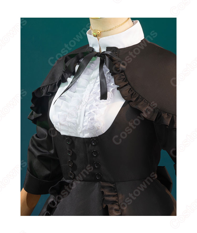 劇場版 魔法少女まどか☆マギカ[新編]叛逆の物語 暁美ほむら 黒いワンピース コスプレ衣装-4