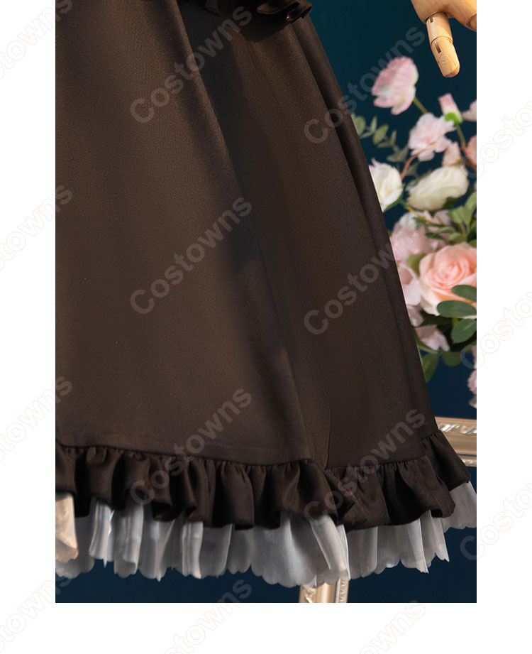 劇場版 魔法少女まどか☆マギカ[新編]叛逆の物語 暁美ほむら 黒いワンピース コスプレ衣装-5