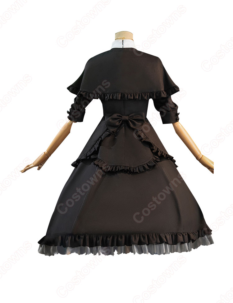 劇場版 魔法少女まどか☆マギカ[新編]叛逆の物語 暁美ほむら 黒いワンピース コスプレ衣装-3