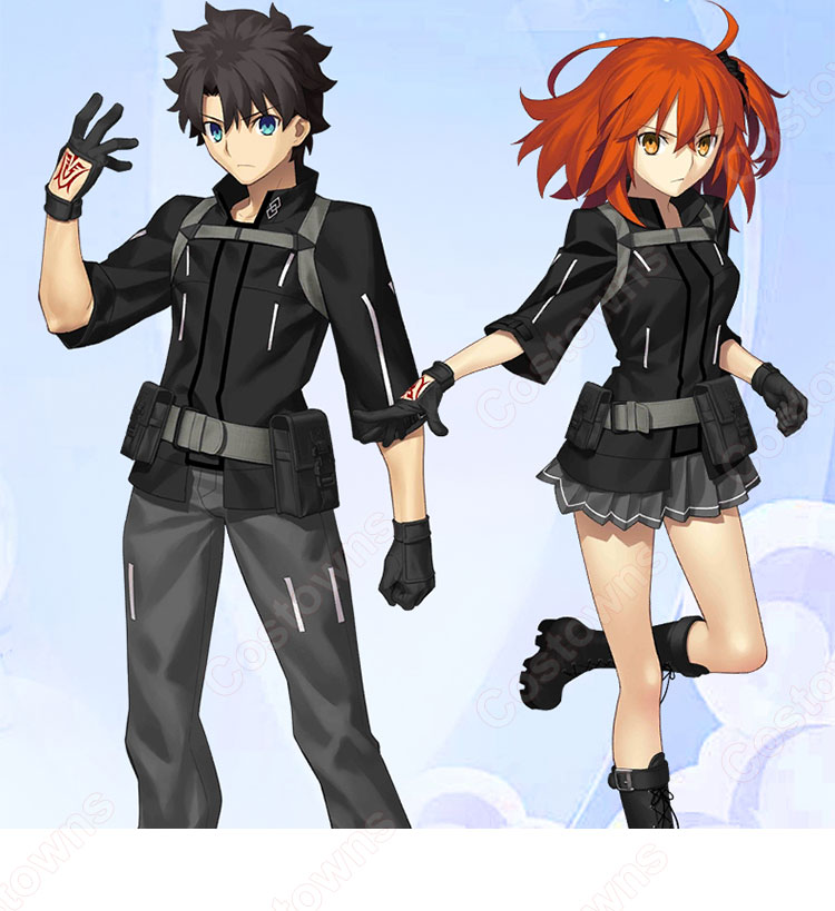 FGO 極地用カルデア制服衣装1式＋セット済ウィッグ - コスプレ衣装