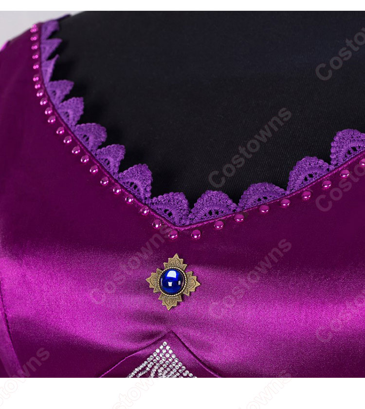 アナと雪の女王2 エルサ コスプレ衣装 ディズニープリンセス 大人用 ハロウィン 仮装 変装-5