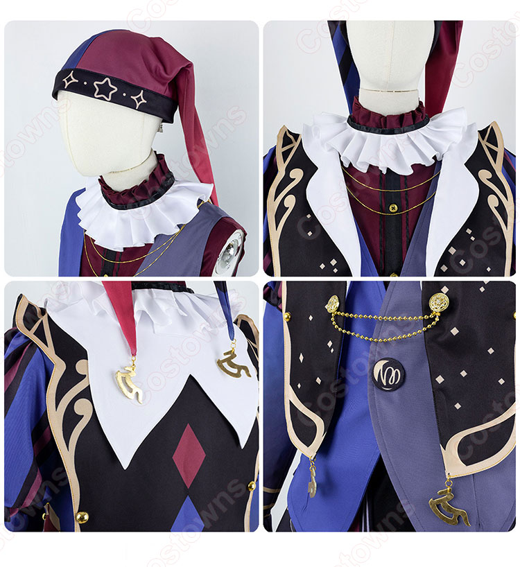 プロジェクトセカイ カラフルステージ! feat. 初音ミク 滲む瞳に、不死鳥 天馬司 ライブ衣装 コスプレ衣装-9